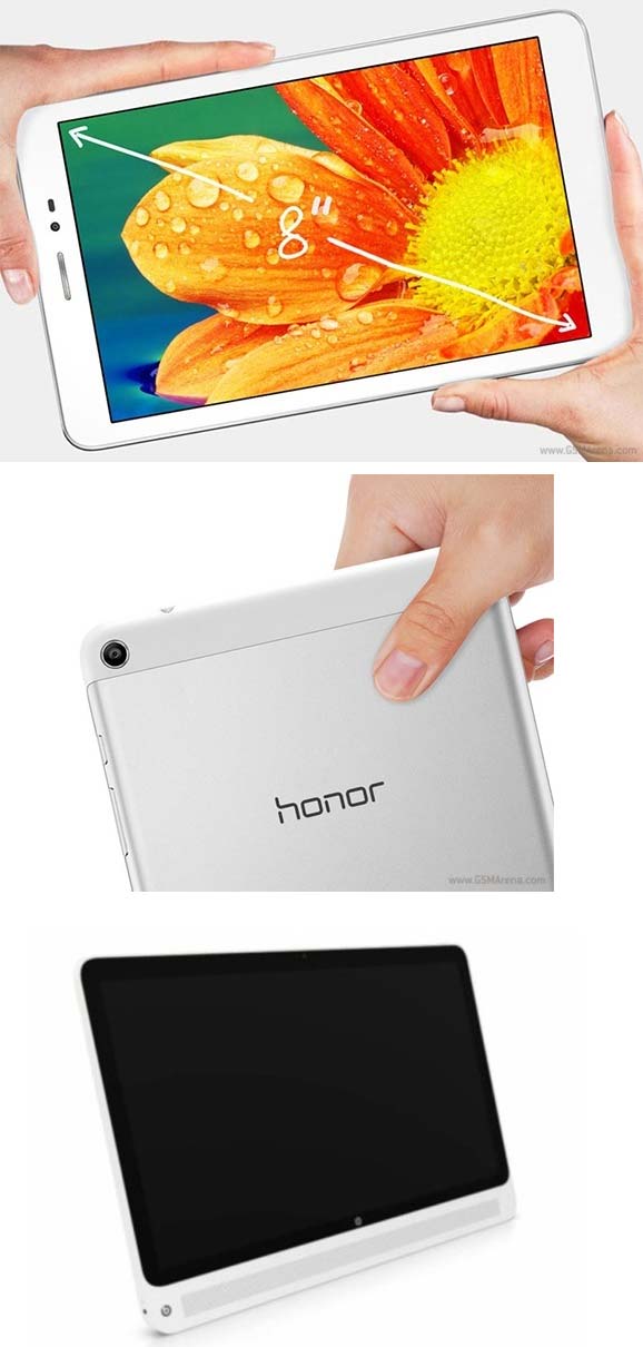 На фото устройство Huawei MediaPad Honor T1 и аппарат HP Slate 17