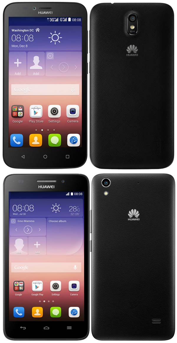 Умные телефоны Huawei Y625 и G620S