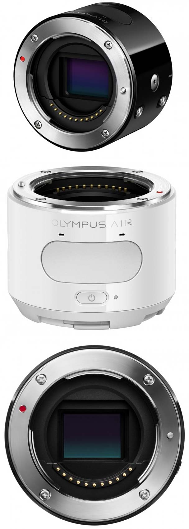 На фото показана камера-объектив Olympus AIR A01