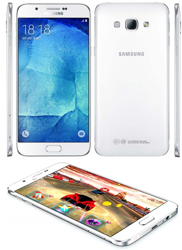 Официальные фото фаблета Samsung Galaxy A8