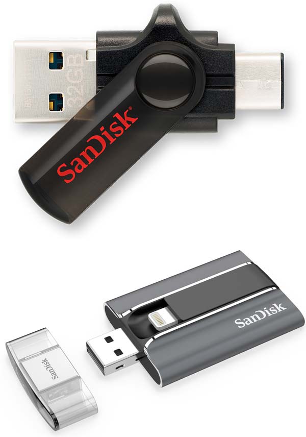Новинки от SanDisk - iXpand Flash Drive и Dual USB Drive