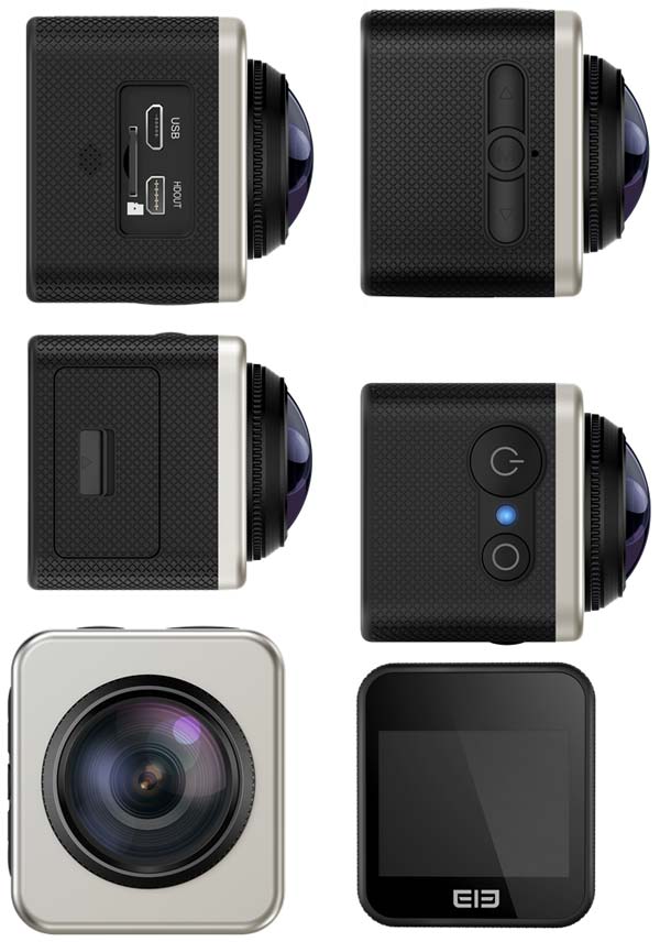 На фото показана экшн-камера Elephone EleCam 360 Mini