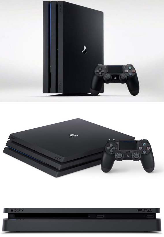 New PlayStation 4 и PlayStation 4 Pro