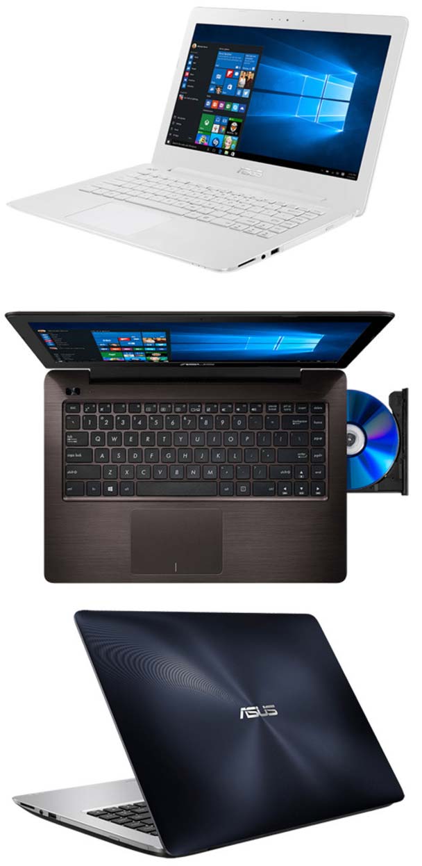 Ноутбуки ASUS X456, X556 и X756