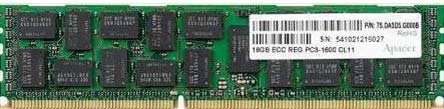 Apacer предлагает 16ГБ модуль DDR3 RDIMM памяти для серверов