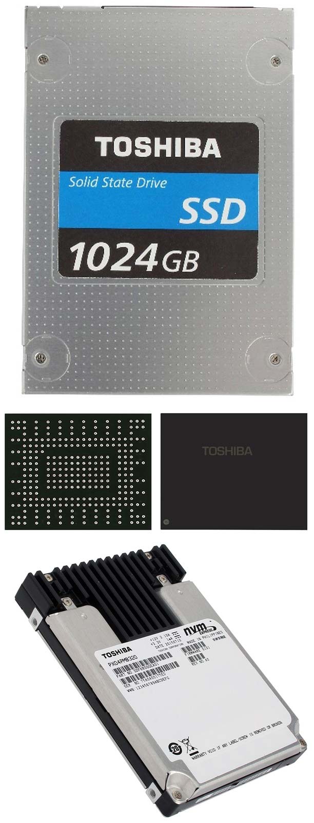 Новые NVMe SSD от Toshiba