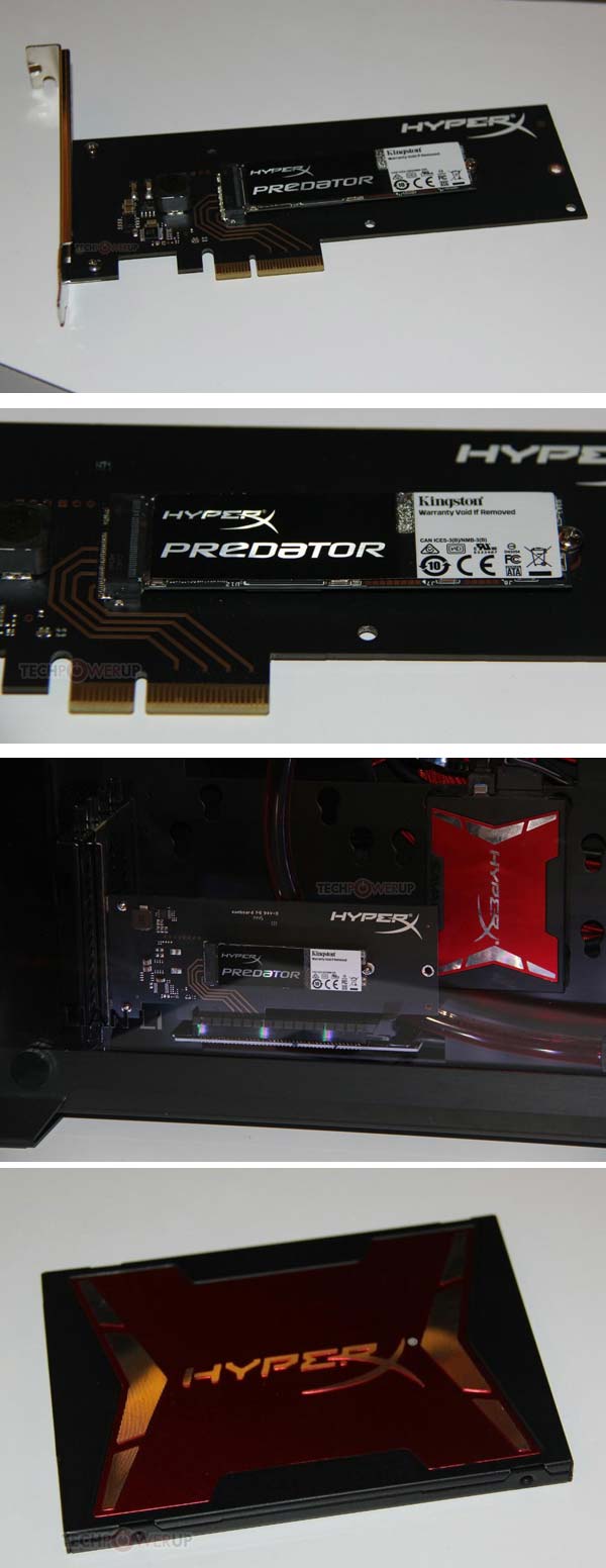 На фото устройства HyperX Predator M.2 и HyperX Savage от Kingston